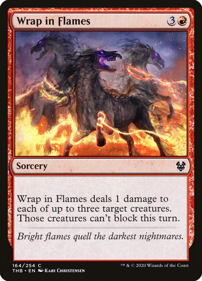 Wrap in Flames 164/254 (Theros Beyond Death) 
