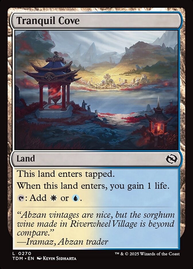 Tranquil Cove 270 (Tarkir: Dragonstorm)  - Foil