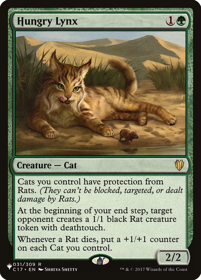 Hungry Lynx C17-31/5075 (The List Reprints) 