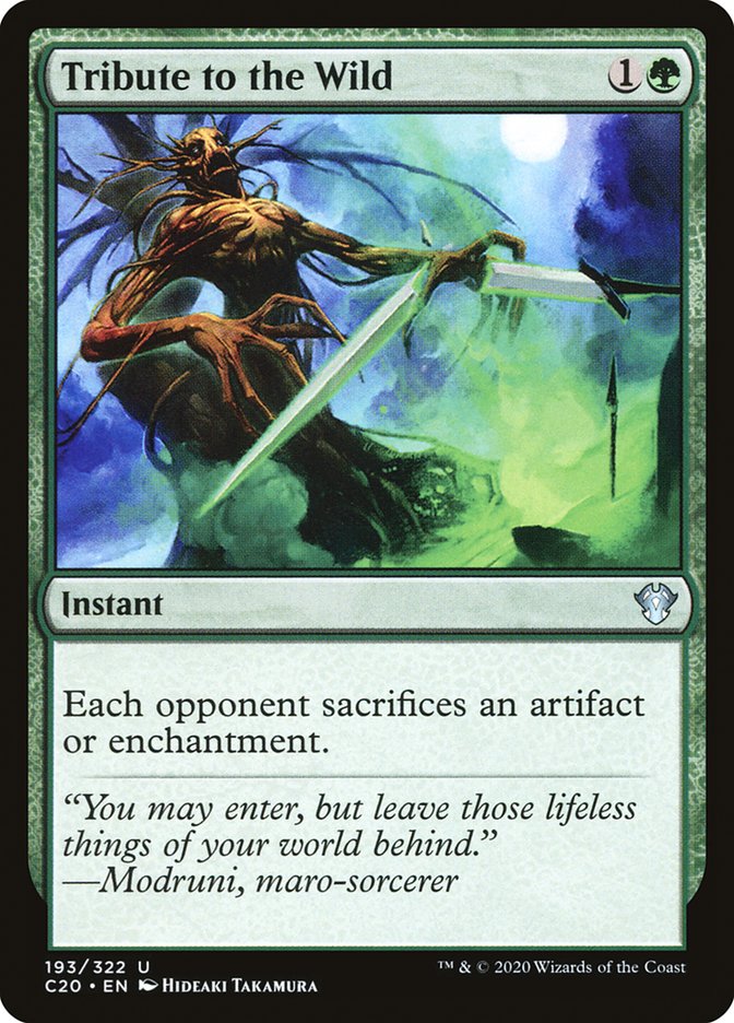 Tribute to the Wild 193/322 (Commander 2020) 