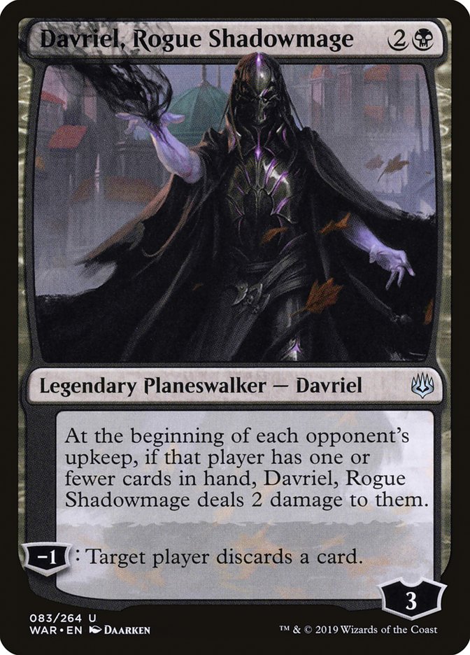 Davriel, Rogue Shadowmage 83/264 (War of the Spark) 