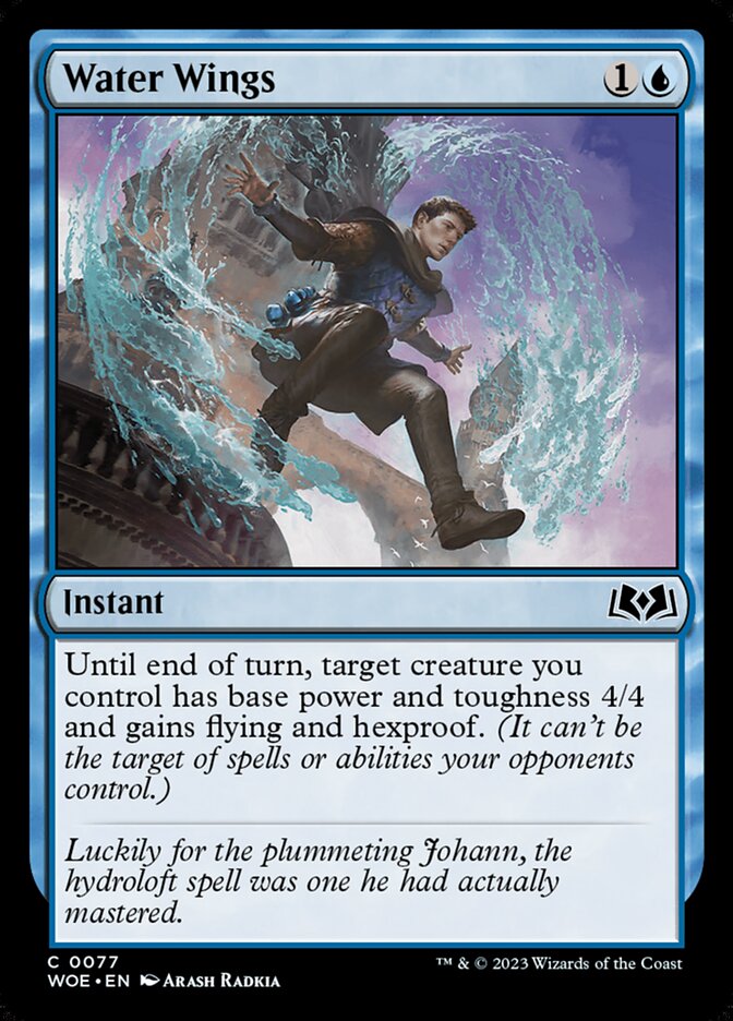 Water Wings 77 (Wilds of Eldraine)  - Foil