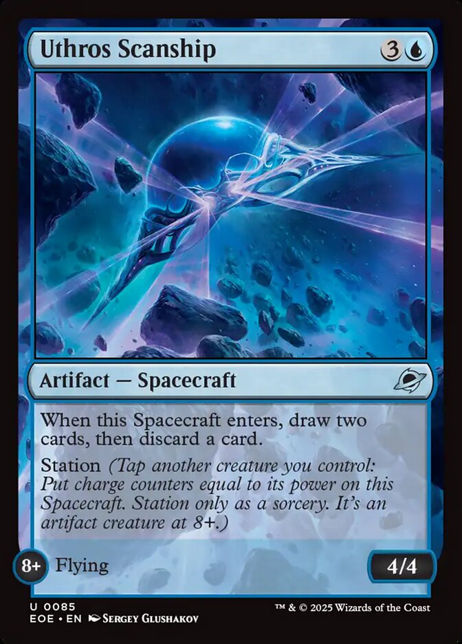 Uthros Scanship 85/276 (Edge of Eternities)  - Foil