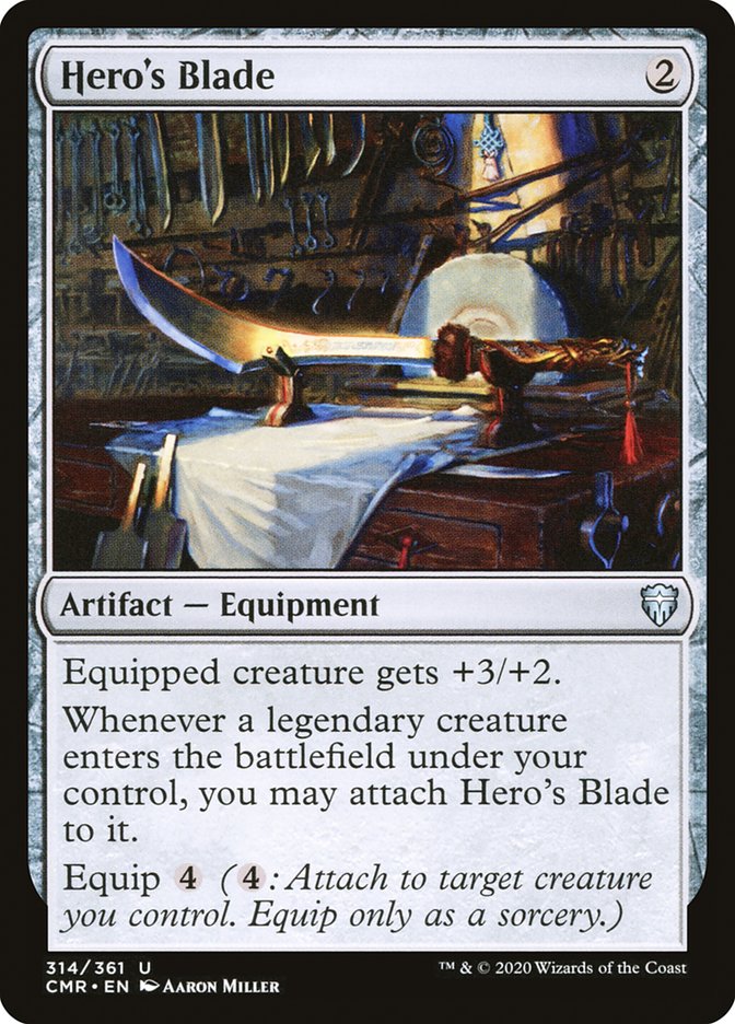 Heros Blade 314 314 (Commander Legends)  - Foil