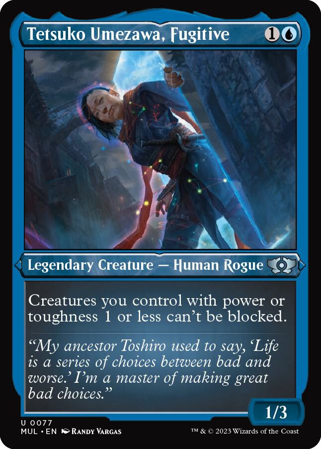 Tetsuko Umezawa, Fugitive 77 (March of the Machine: Multiverse Legends)  - Etched Foil