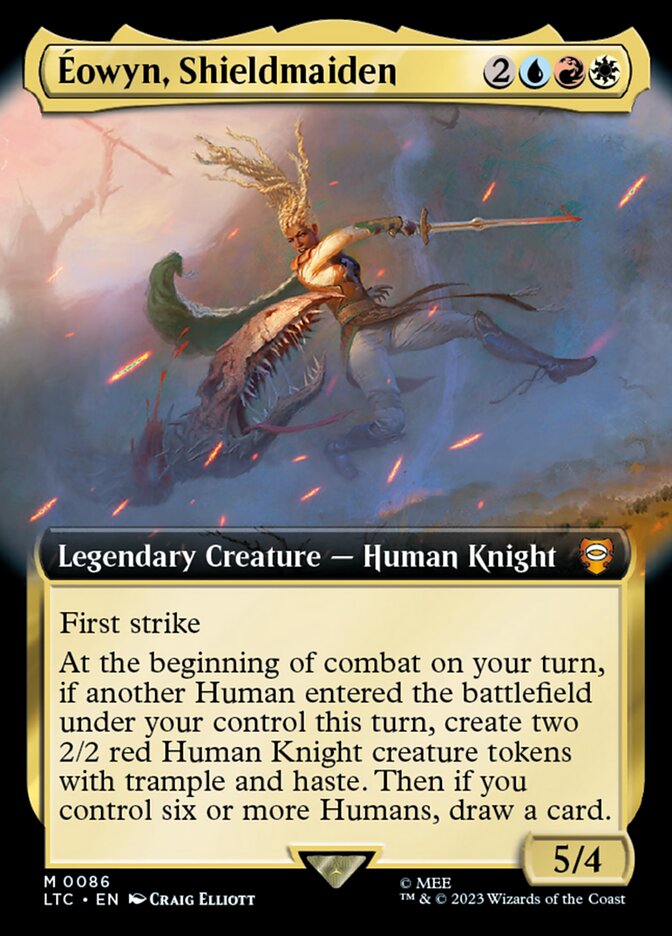 Éowyn, Shieldmaiden 86/347 (Commander: The Lord of the Rings: Tales of Middle-earth)  - Extended Art
