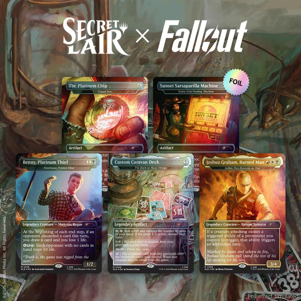 Secret Lair Drop Secret Lair x Fallout Welcome to New Vegas Traditional Foil Edition