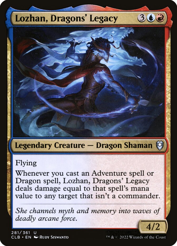Lozhan Dragons Legacy 281 (Commander Legends: Battle for Baldur's Gate)  - Foil