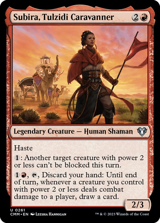 Subira, Tulzidi Caravanner 261/451 (Commander Masters) 