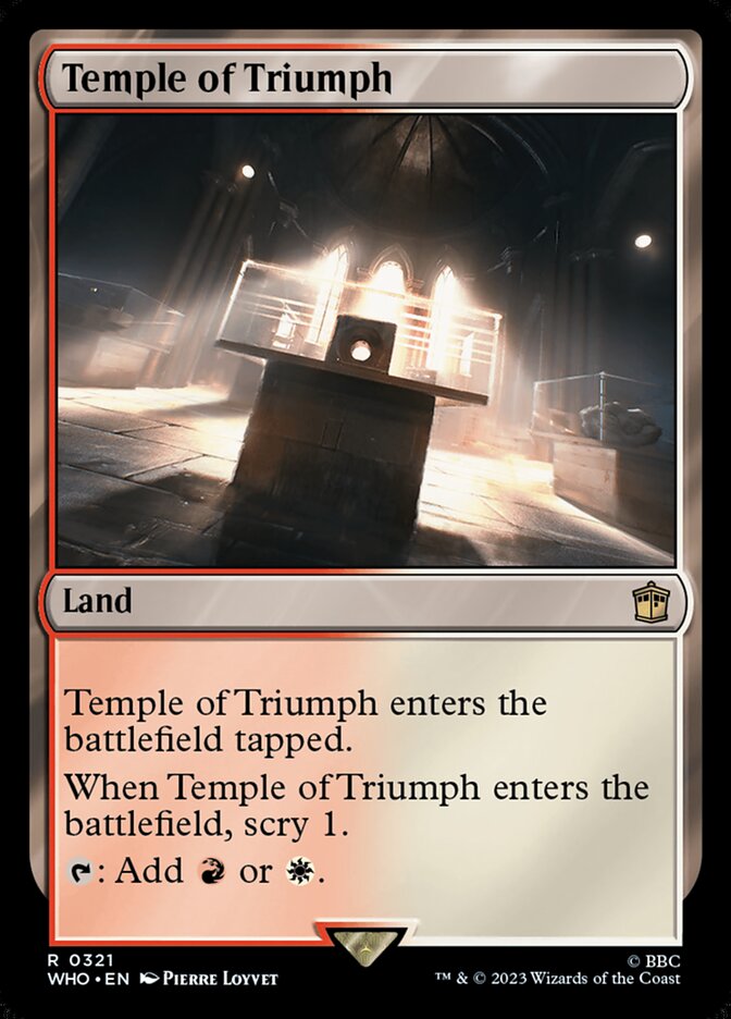 Temple of Triumph 321/331 (Universes Beyond: Doctor Who) 