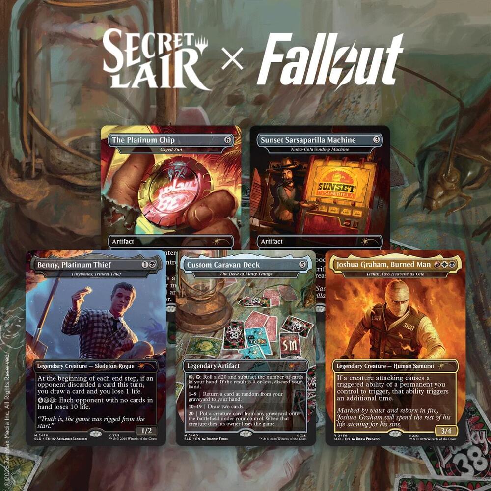 Secret Lair Drop Secret Lair x Fallout Welcome to New Vegas Non Foil Edition
