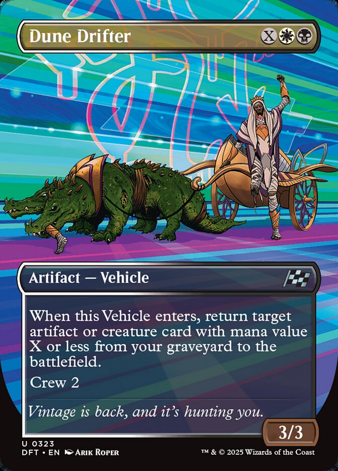 Dune Drifter 323/291 (Aetherdrift)  - Borderless Foil