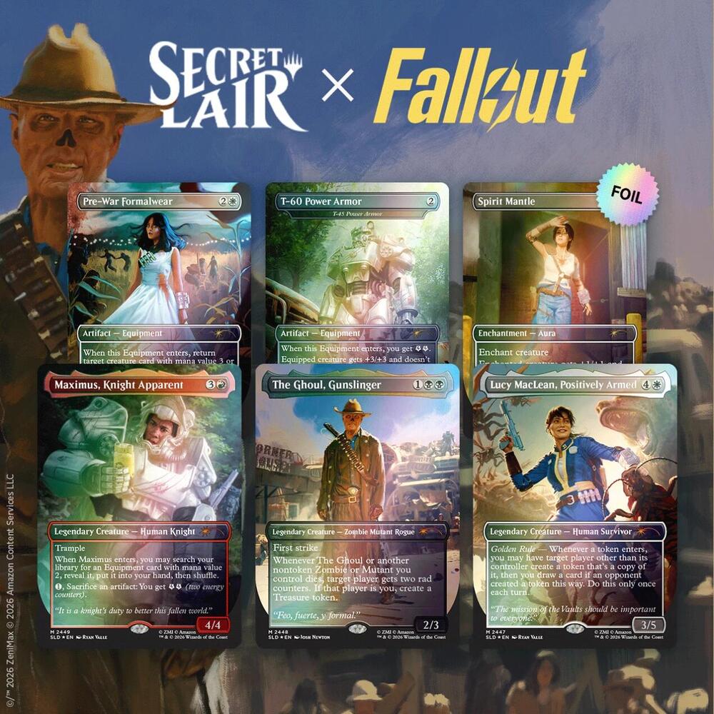 Secret Lair Drop Secret Lair x Fallout Beyond Vault 33 Traditional Foil Edition