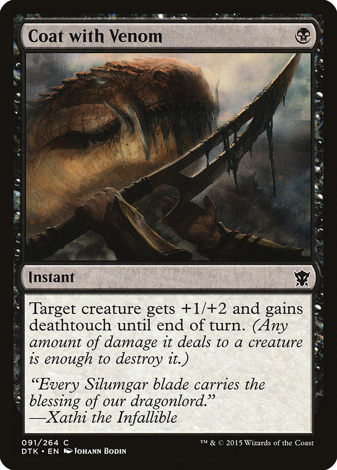 Coat with Venom 91/264 (Dragons of Tarkir) 