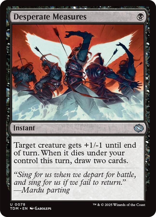 Desperate Measures 78/291 (Tarkir: Dragonstorm) 
