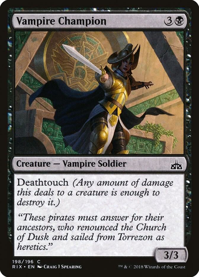Vampire Champion 198/196 (Rivals of Ixalan) 