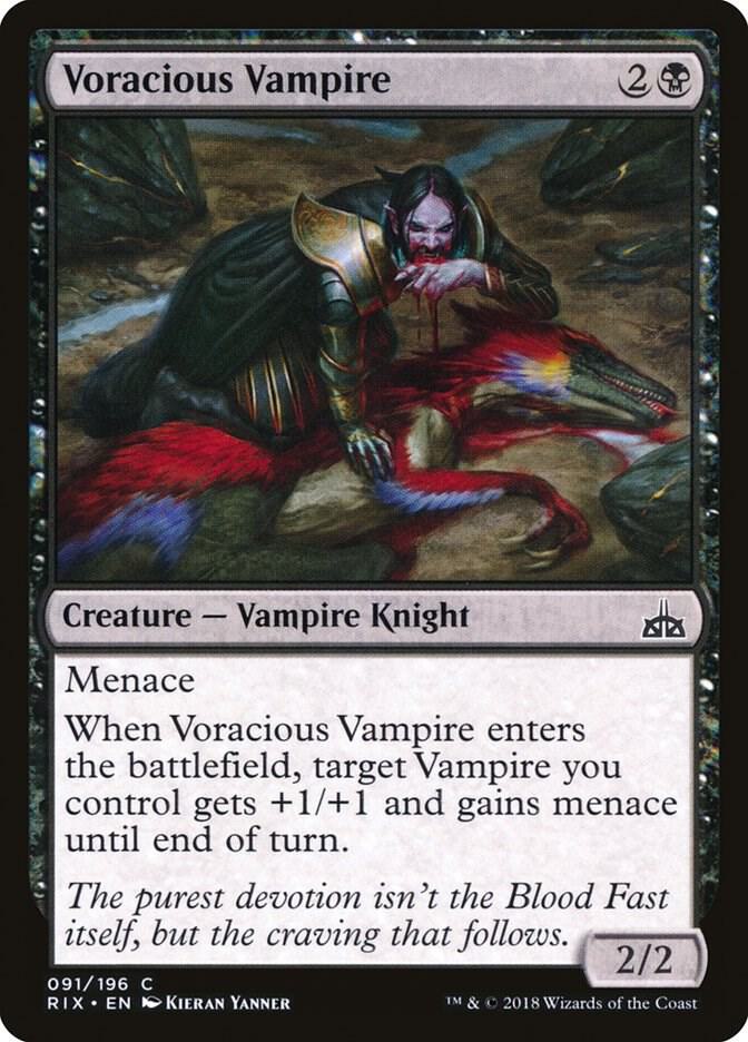 Voracious Vampire 91/196 (Rivals of Ixalan) 