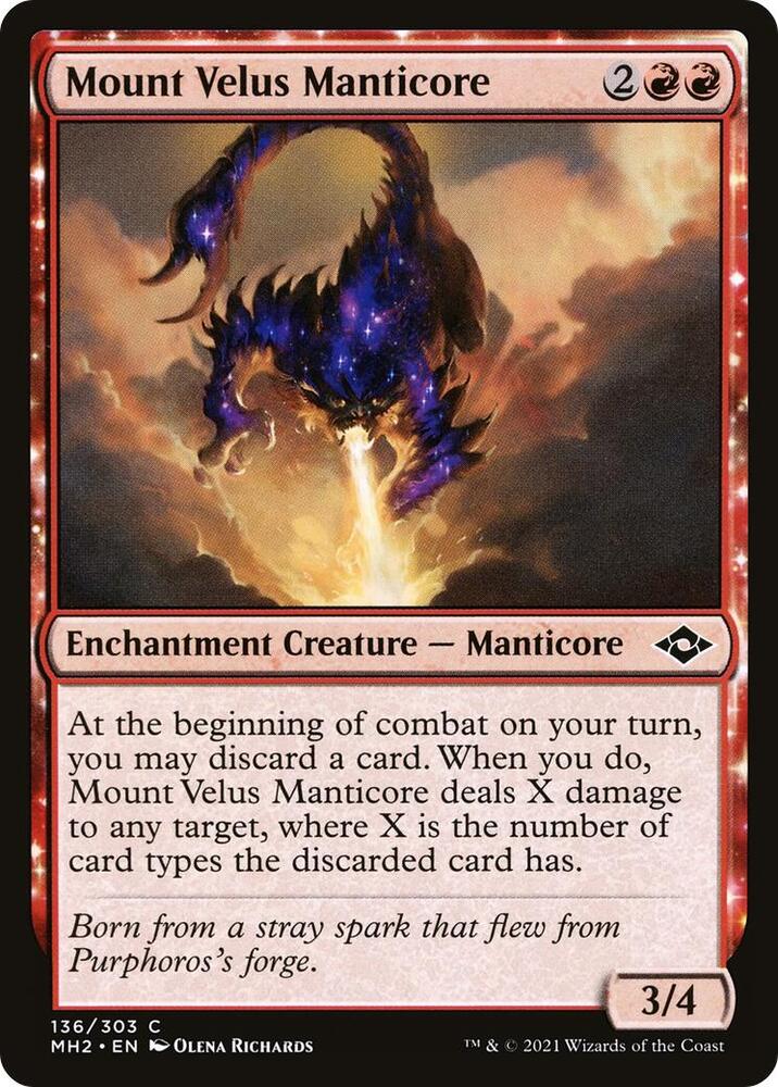 Mount Velus Manticore 136 (Modern Horizons 2) 