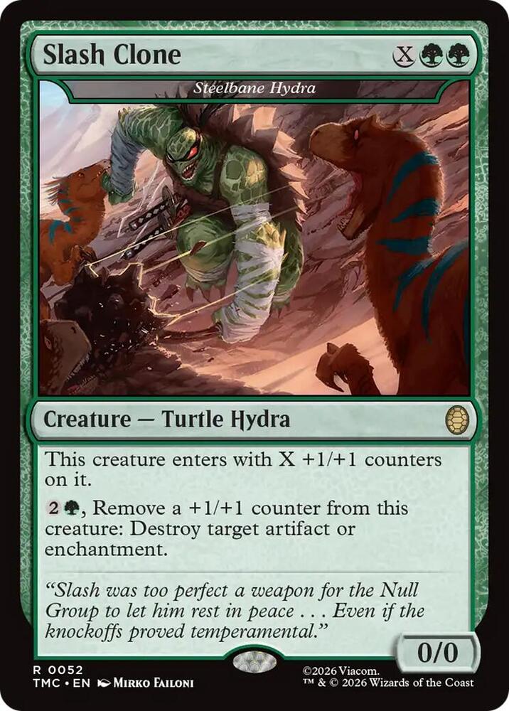 Slash Clone - Steelbane Hydra 52 (Commander: Teenage Mutant Ninja Turtles) 