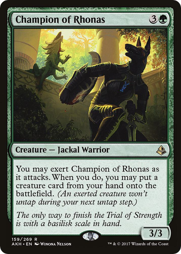 Champion of Rhonas 159/269 (Amonkhet) 
