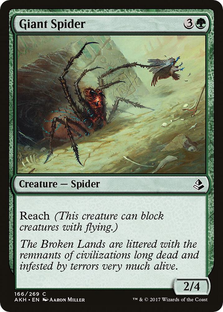 Giant Spider 166/269 (Amonkhet) 