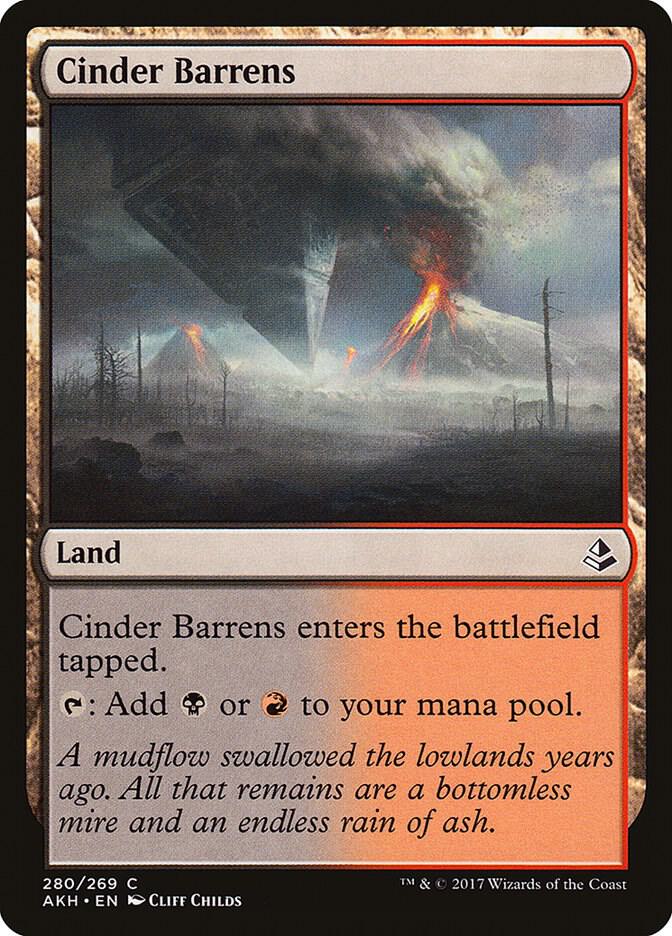 Cinder Barrens 280/269 (Amonkhet) 