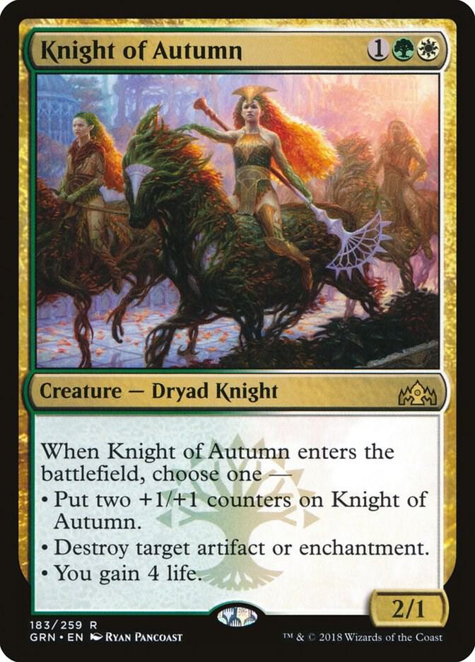 Knight of Autumn 183/259 (Guilds of Ravnica) 