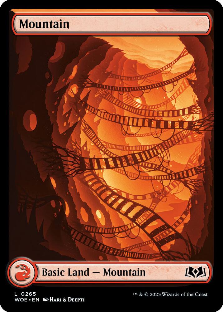 Mountain 265 (Wilds of Eldraine)  - Foil