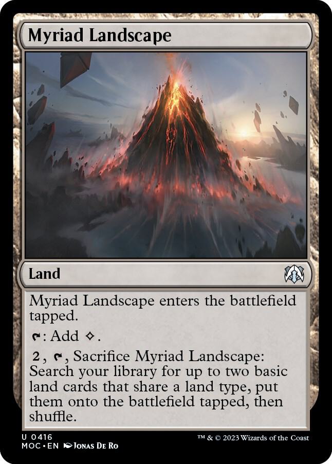 Myriad Landscape 416 (Commander: March of the Machine) 