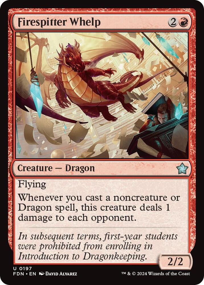 Firespitter Whelp 197 (Foundations)  - Foil
