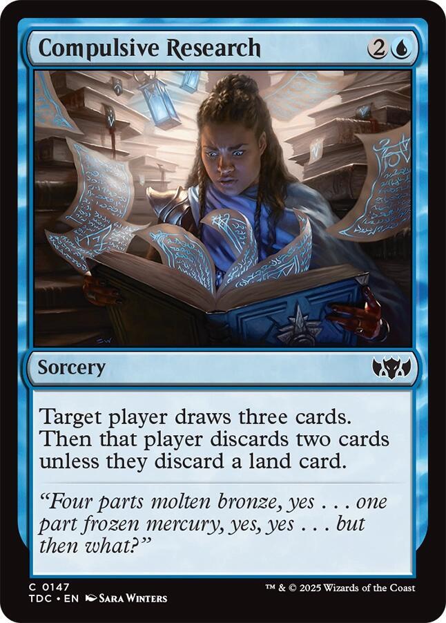 Compulsive Research 147 (Commander: Tarkir: Dragonstorm) 