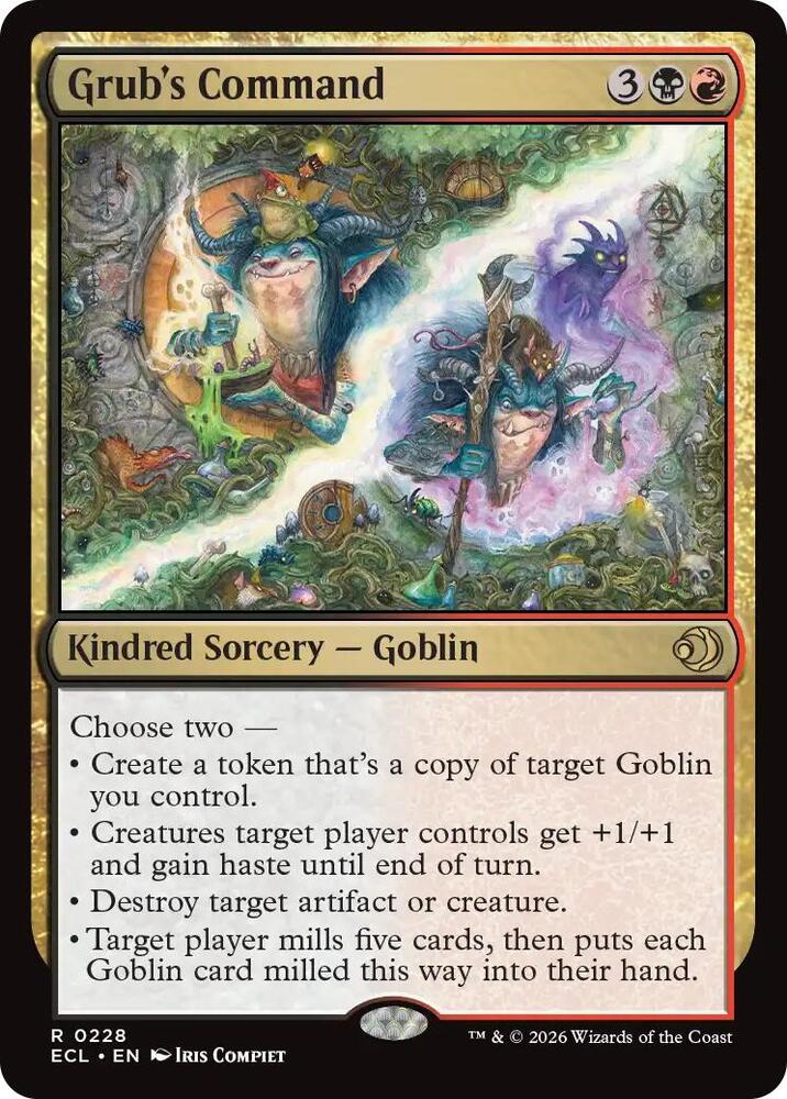 Grub's Command 228 (Lorwyn Eclipsed)  - Foil
