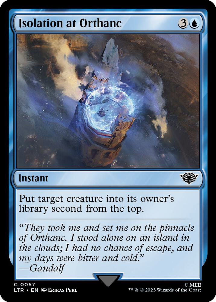 Isolation at Orthanc 57/281 (Universes Beyond: The Lord of the Rings: Tales of Middle-earth) 
