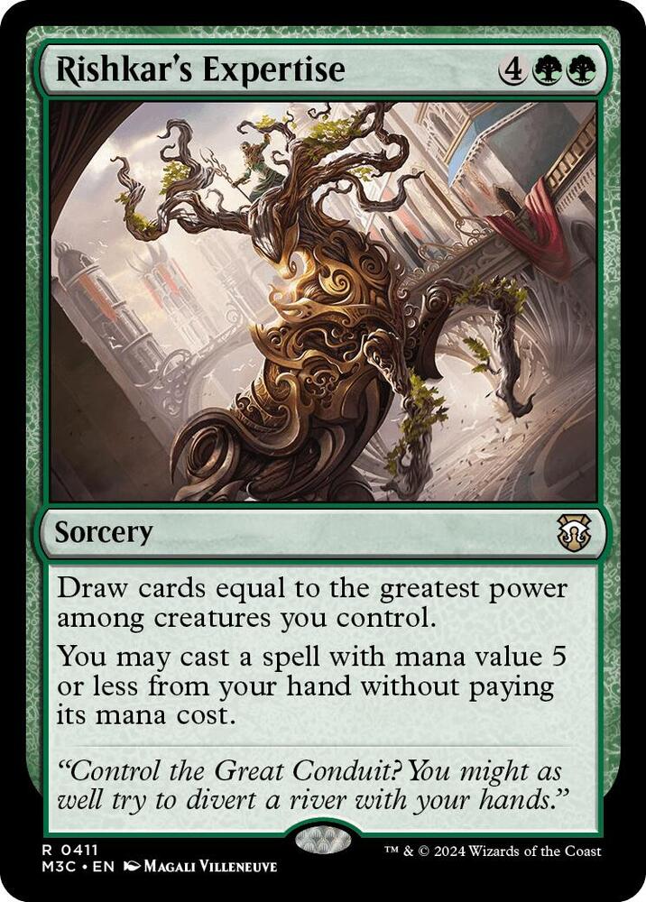Rishkar's Expertise 411/411 (Commander: Modern Horizons 3) 