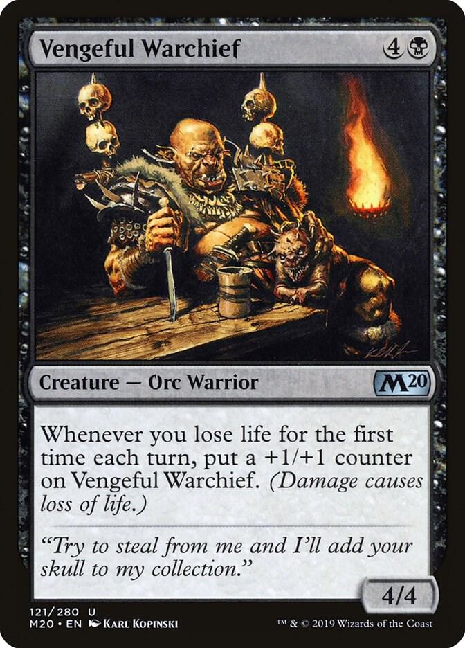 Vengeful Warchief 121/280 (Core Set 2020) 