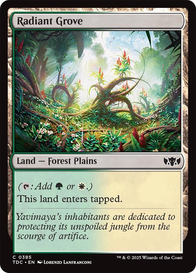 Radiant Grove 385 (Commander: Tarkir: Dragonstorm) 