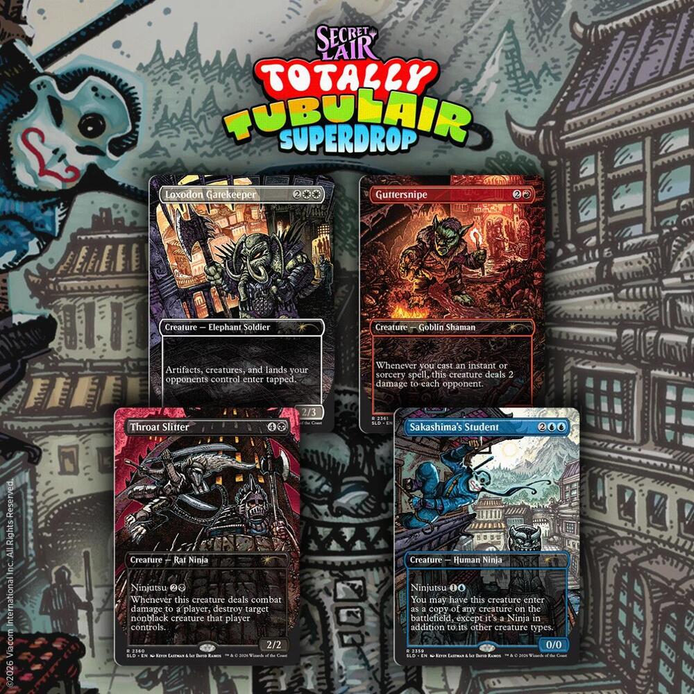 Secret Lair Drop Featuring Kevin Eastman Colors Non Foil Edition