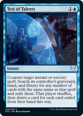 Test of Talents 59 (Strixhaven: School of Mages)  - Foil