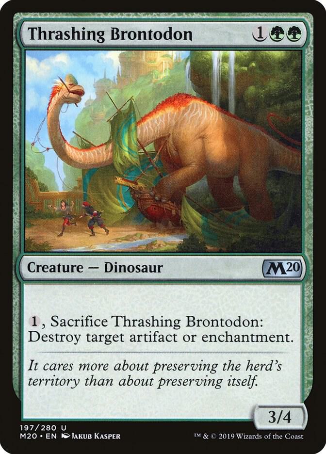 Thrashing Brontodon 197/280 (Core Set 2020) 