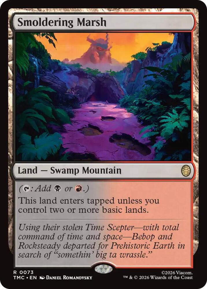 Smoldering Marsh 73 (Commander: Teenage Mutant Ninja Turtles) 