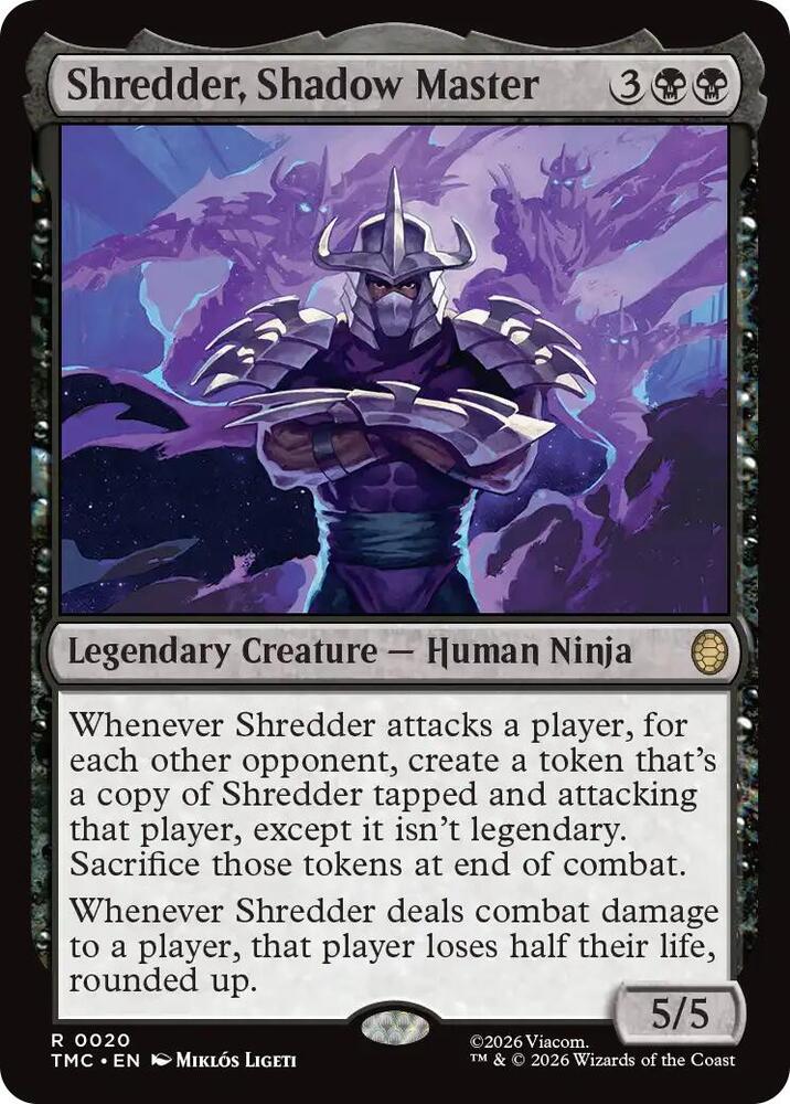 Shredder Shadow Master 20 (Commander: Teenage Mutant Ninja Turtles)  - Surge Foil