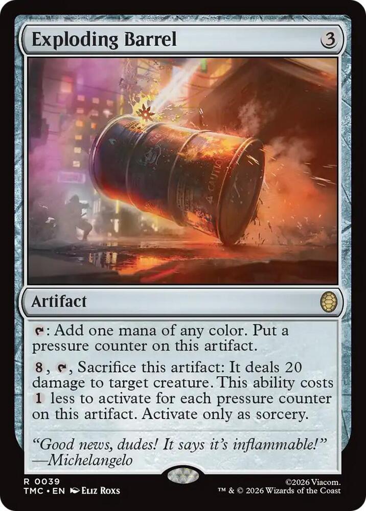 Exploding Barrel 39 (Commander: Teenage Mutant Ninja Turtles) 