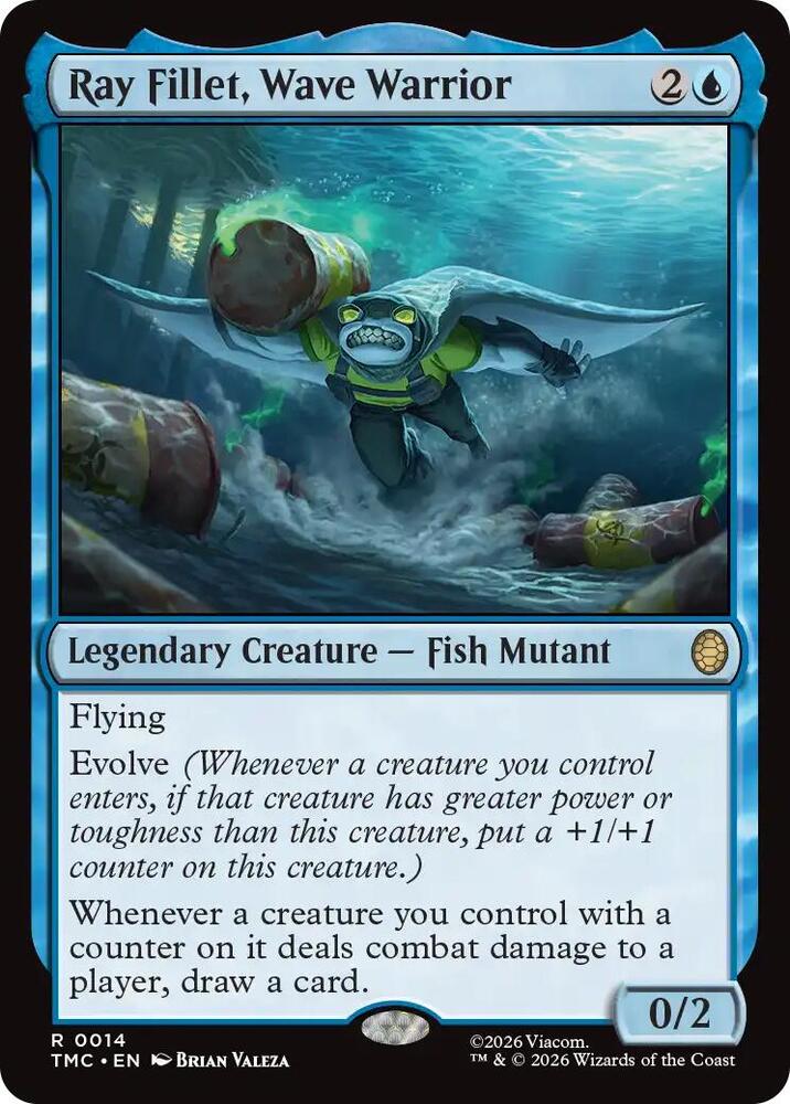 Ray Fillet Wave Warrior 14 (Commander: Teenage Mutant Ninja Turtles) 