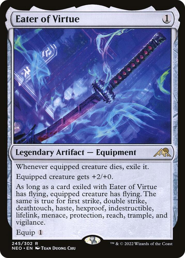 Eater of Virtue 245/302 (Kamigawa: Neon Dynasty)  - Foil