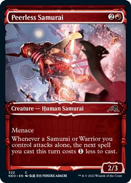 Peerless Samurai 322/302 (Kamigawa: Neon Dynasty)  - Showcase