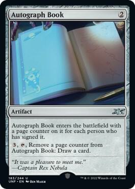 Autograph Book 183/244 (Unfinity) 
