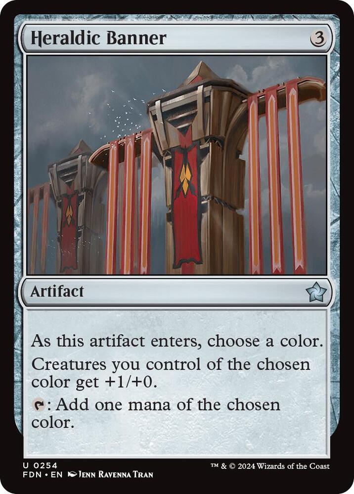 Heraldic Banner 254 (Foundations)  - Foil
