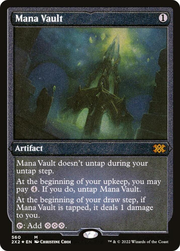 Mana Vault Foil Etched 560 (Double Masters 2022)  - Foil