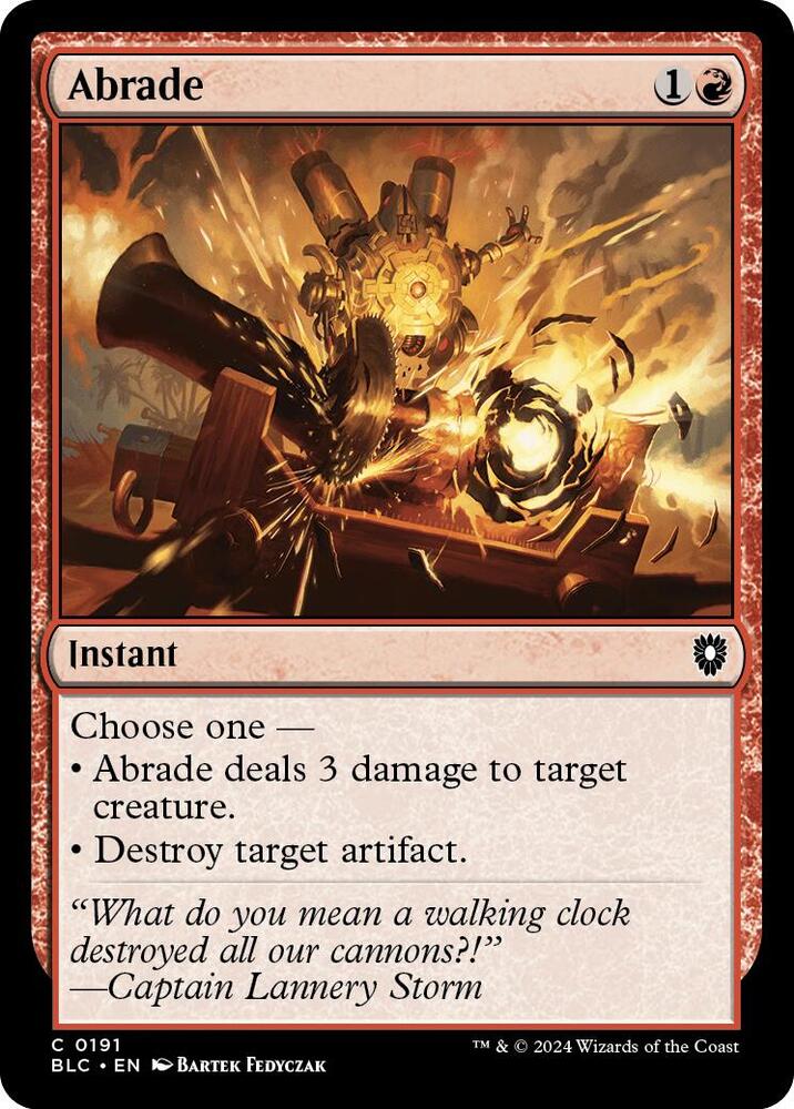 Abrade 191 (Commander: Bloomburrow) 