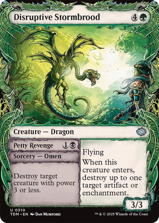 Disruptive Stormbrood // Petty Revenge 310 (Tarkir: Dragonstorm)  - Showcase